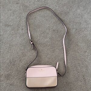 Kate Spade Pink and Cream Crossbody Bag
